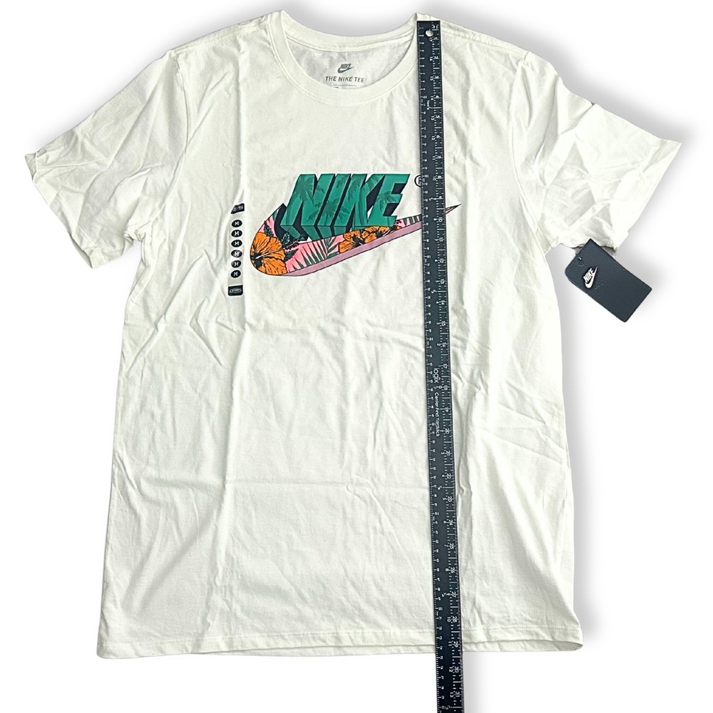 Nike Miami South Beach Tropical Floral Graphic Logo Shirt Medium - Picture 6 of 13